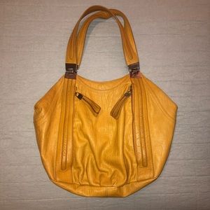 Slouchy Yellow Purse